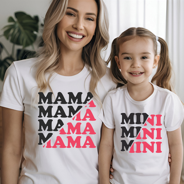 Mama Mini Matching Shirt Adult, BABY & TODDLER SIZES