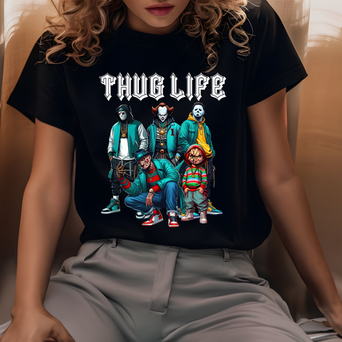 Thug Life Horror Movie Halloween Shirt