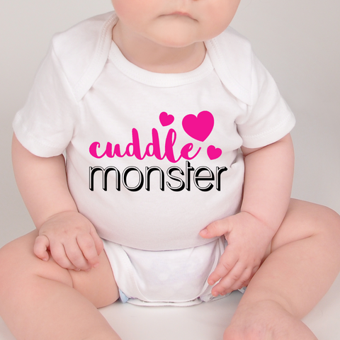 Cuddle Monster, Baby Onesie or Toddler Adorable Shirt Brownie Dreams Designs