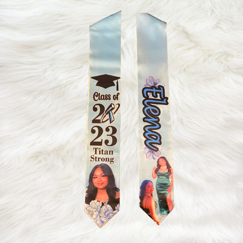 Custom Graduation Stole - Brownie Dreams Designs