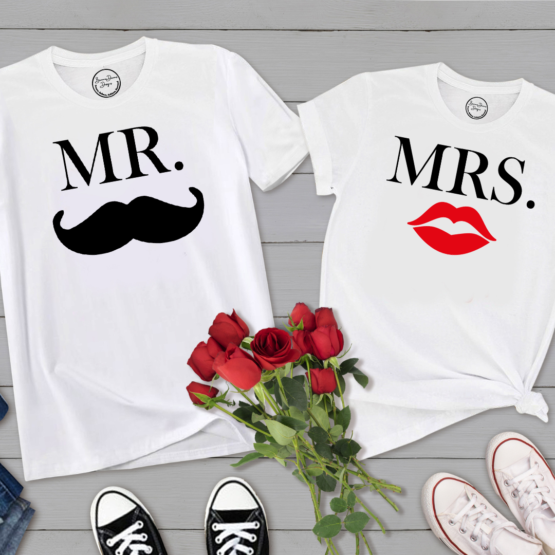 Mr. and Mrs. Couples Shirt or Hoodie